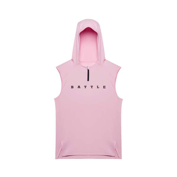 Fly Quarter Zip Sleeveless Hoodie by Battle Sports
