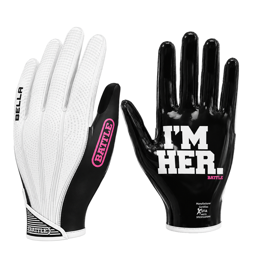 I'm HER Bella Female Receiver Football Gloves