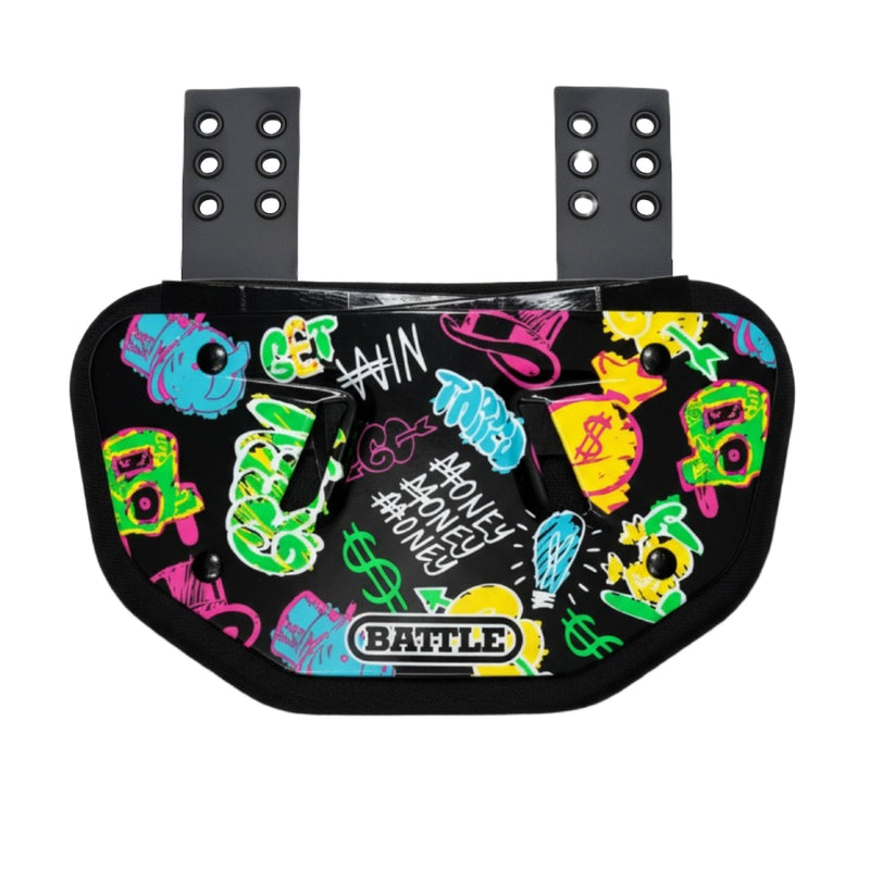 Monopoly Street Art Football Back Plate - Youth