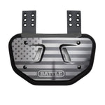 USA Flag Black Ops Football Back Plate - Youth