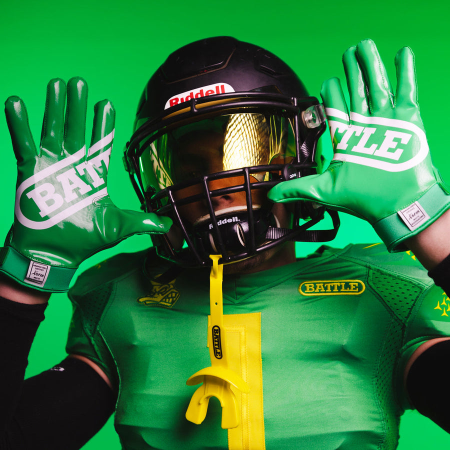 Solid Color Football Gloves | Battle Sports
