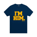 Navy; Battle Sports IM HIM T-Shirt - Adult and Youth