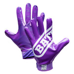 Purple; football gloves