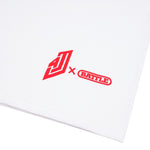 Logo at bottom of the hem