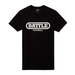 Black / White; Battle Original Football Comfy Tees For Adults & Youths
