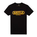 Black/Gold; Battle Original Football Comfy Tees For Adults & Youths