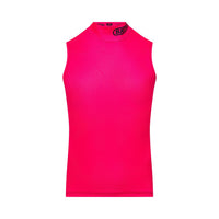 Stretch Mesh Mock Sleeveless Compression