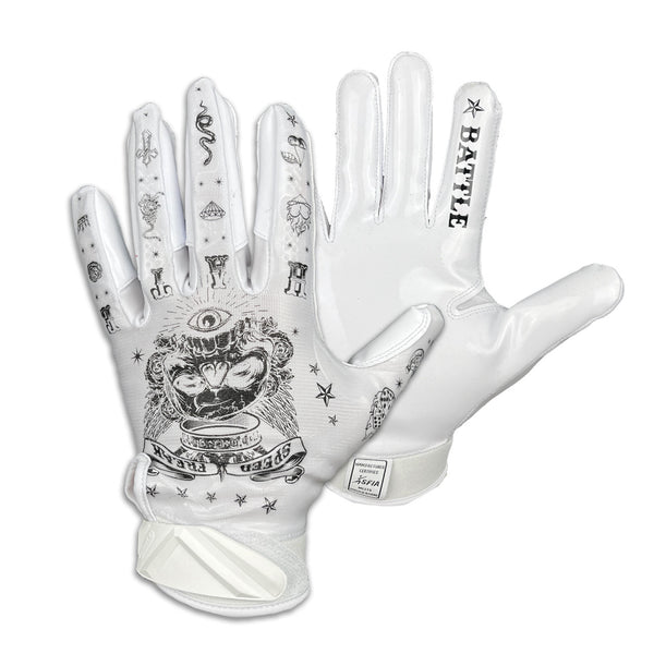 Speed Freak Cloaked Football Gloves | Adult & Youth Sizes - Battle