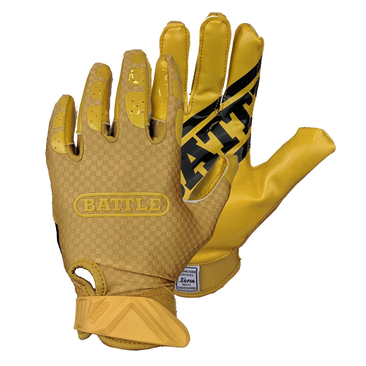 Triple Threat Football Receiver Gloves with Ultra-Tack