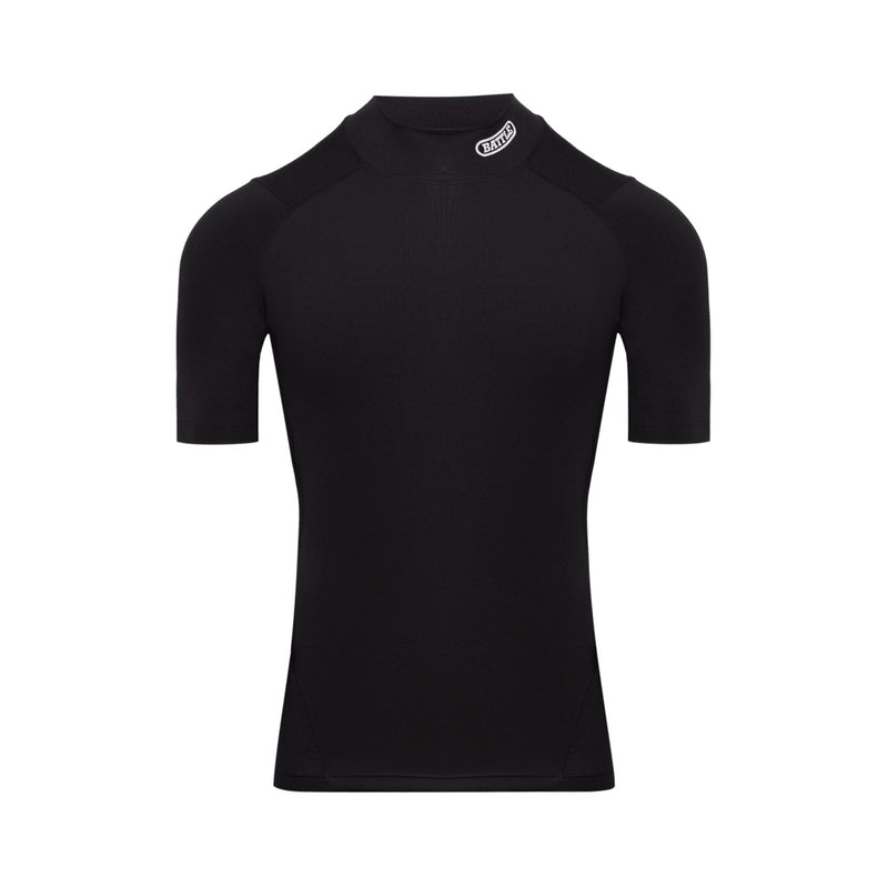 Mock Neck PRO Short Sleeve Compression by Battle Sports