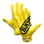 Yellow; football gloves