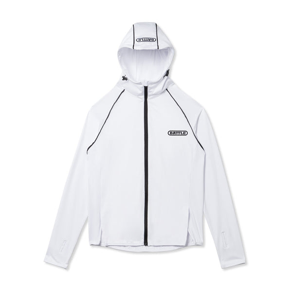 White; Football Training Track Jacket