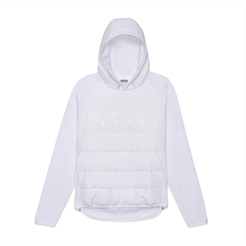 White; Bomb Pullover Jacket