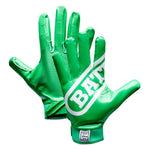 Green; football gloves