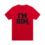 Red / Black; Battle Sports IM HIM T-Shirt - Adult and Youth