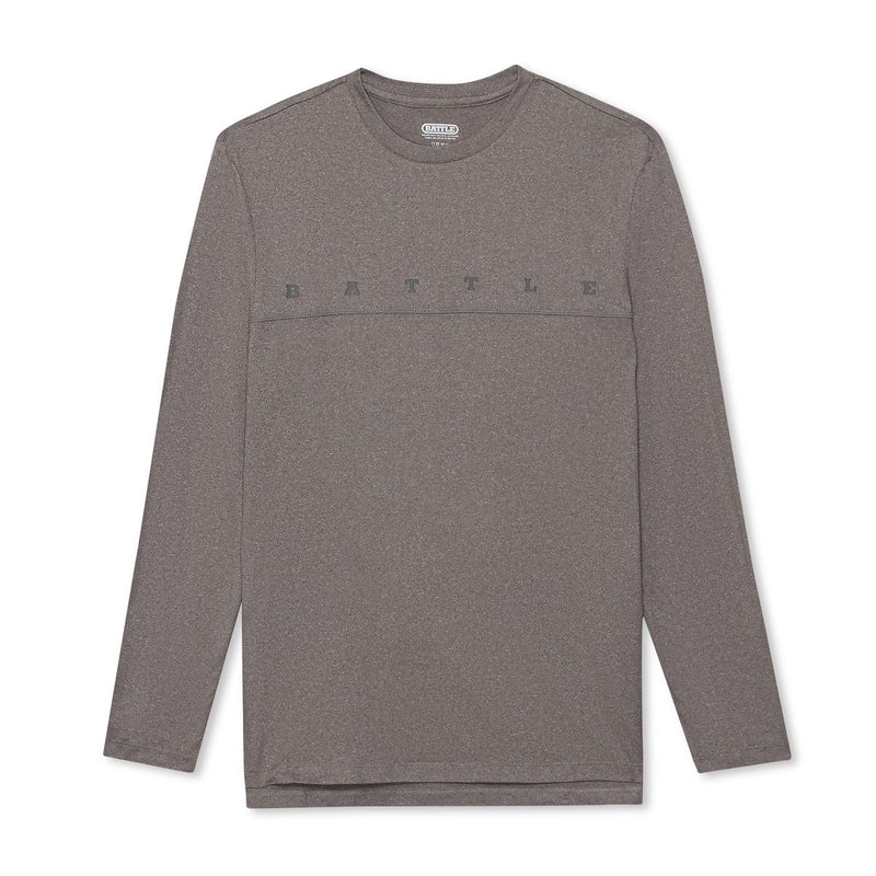 Grey; Hitch Lightweight Performance Long Sleeve Football TShirts