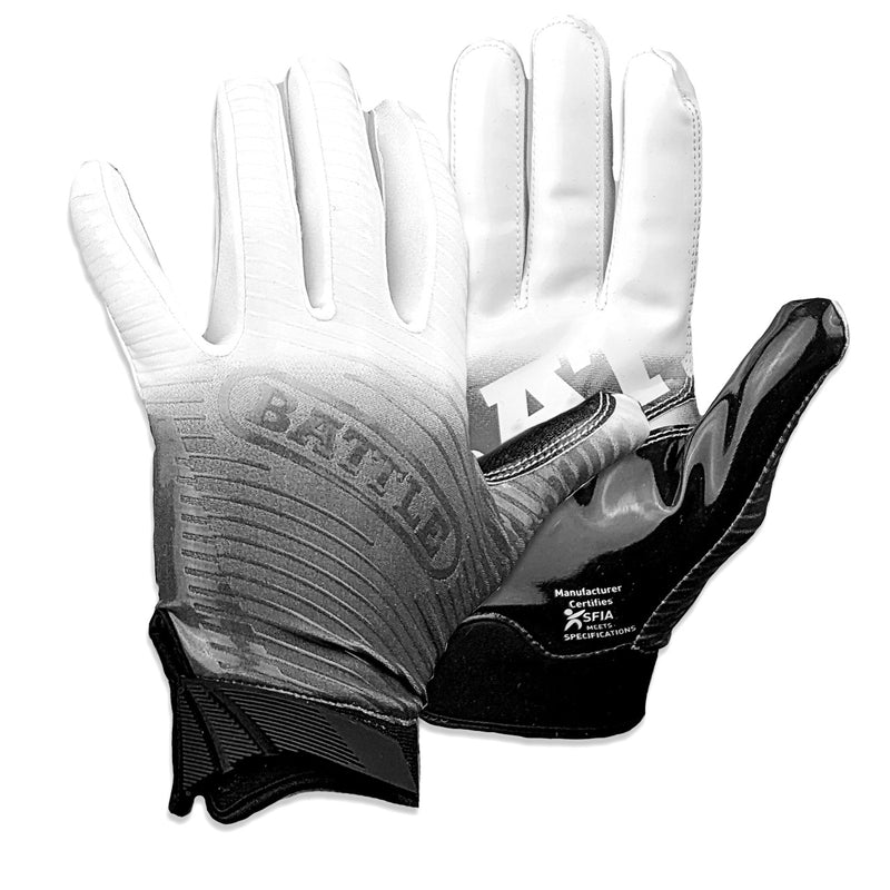Black; Football Receiver Gloves