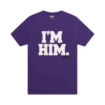 Purple; Battle Sports IM HIM T-Shirt - Adult and Youth