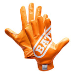 Orange; football gloves