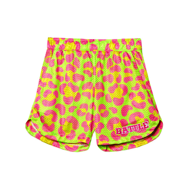 Leopard Mesh Shorts by Battle Sports