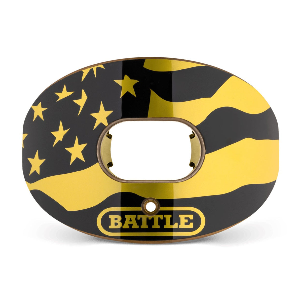 "American Flag 2.0" Chrome Oxygen Football Mouthguard by Battle Sports