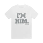 White; Battle Sports IM HIM T-Shirt - Adult and Youth