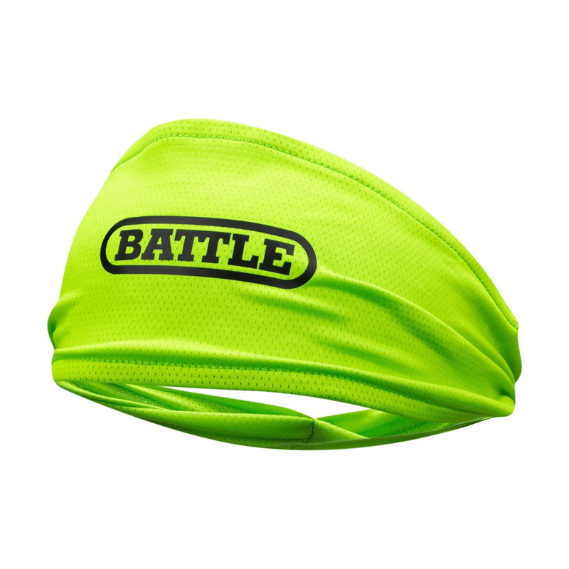 Neon Green; Mesh Skull Wrap For Football