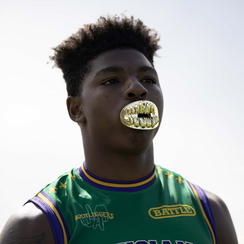 3D Jaws Oxygen Football Mouthguard; mouthpiece