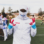 Gradient Doom Football Receiver Gloves