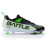 White with Neon Green