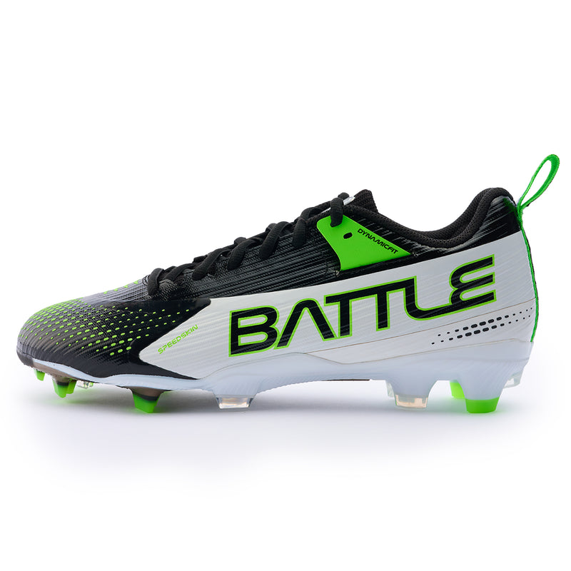 White with Neon Green
