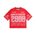 Red sports jersey 