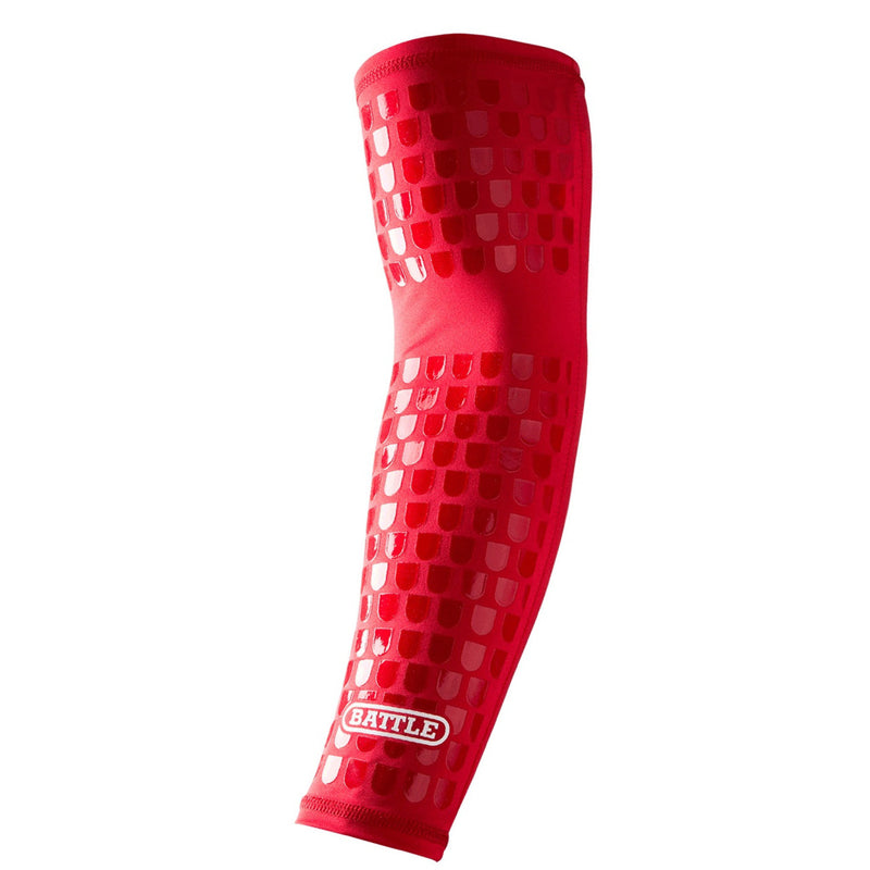 Red; Battle Sports Full Arm Sleeve For Football