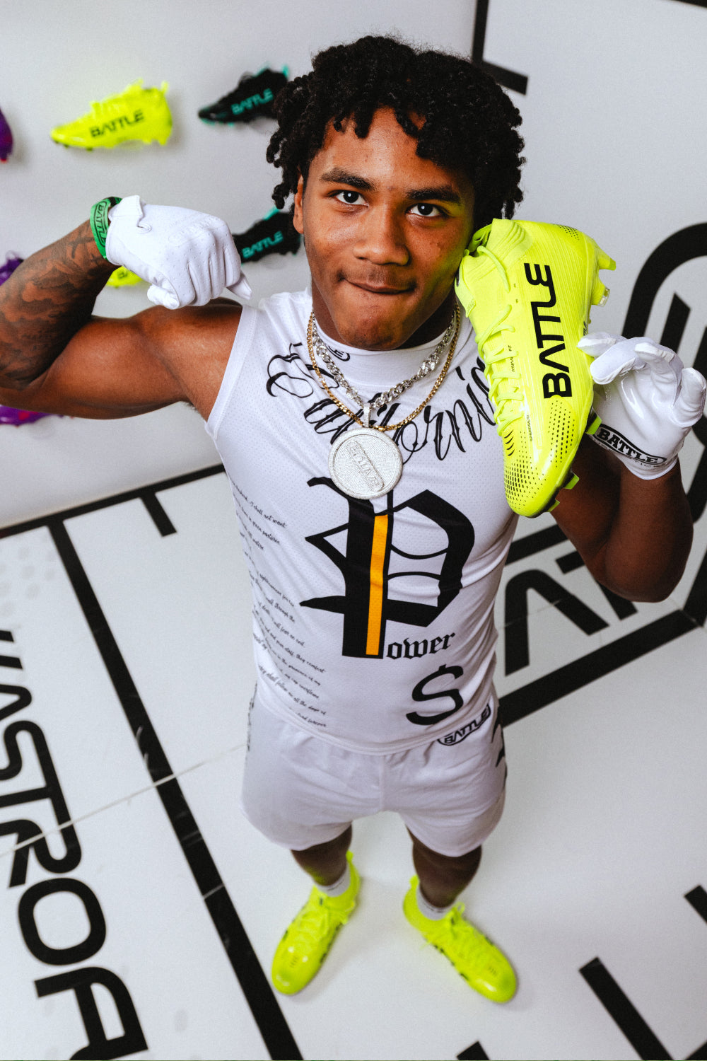 Lightweight Football Gloves: Krazy Klown Edition | Battle Sports