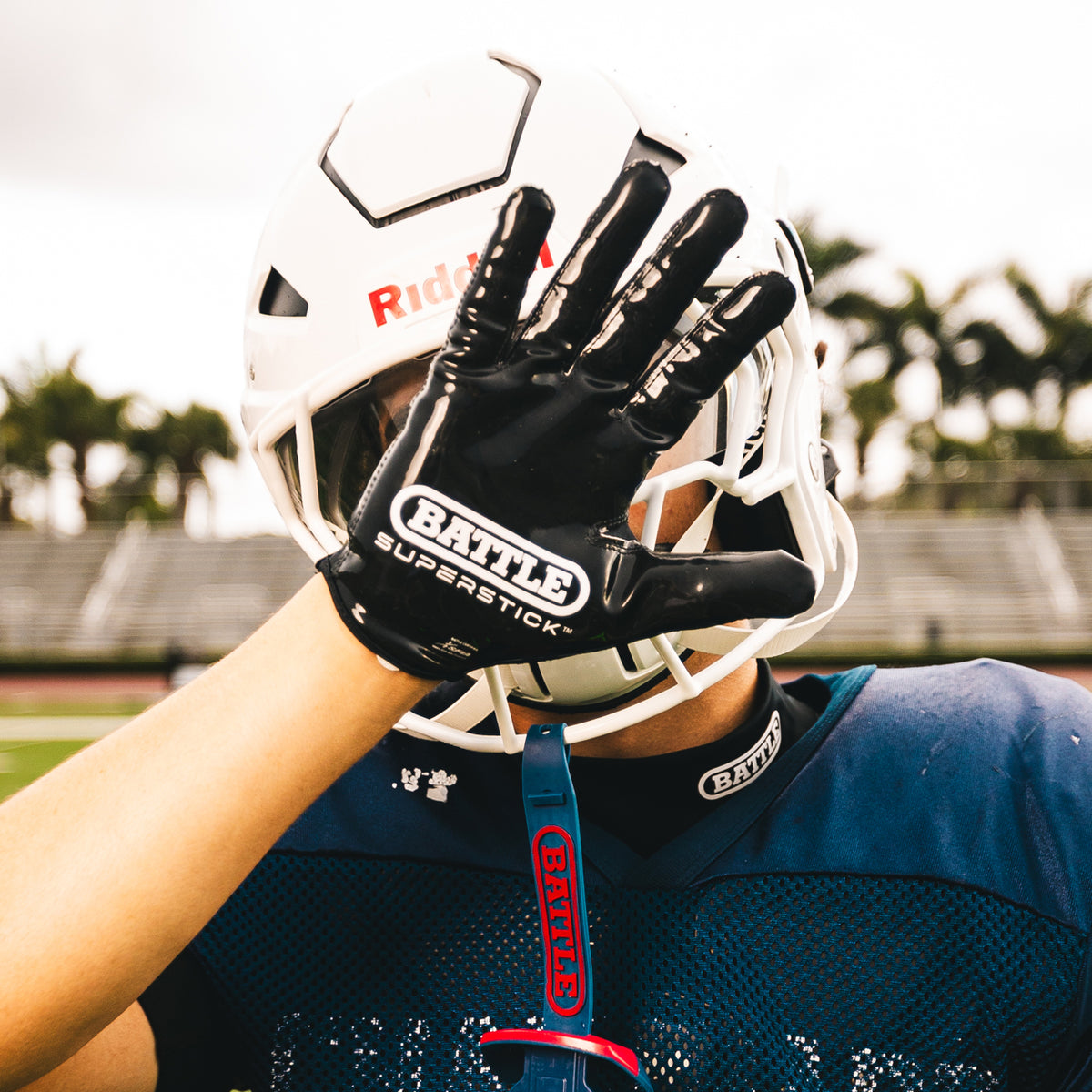 football gloves on helmet NXTRND Adult G2 Pro Skeleton Gloves, Men's, Medium, Black Designed specifically for football receivers NEW Reaper Colors Bones Football