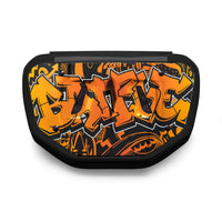 Iridescent Graffiti Football Back Plate
