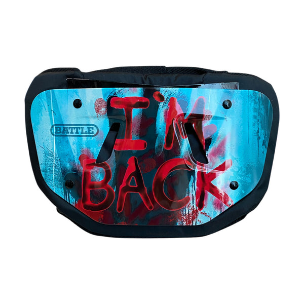 "I'm Back" Football Back Plate