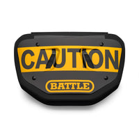 Caution Football Back Plate