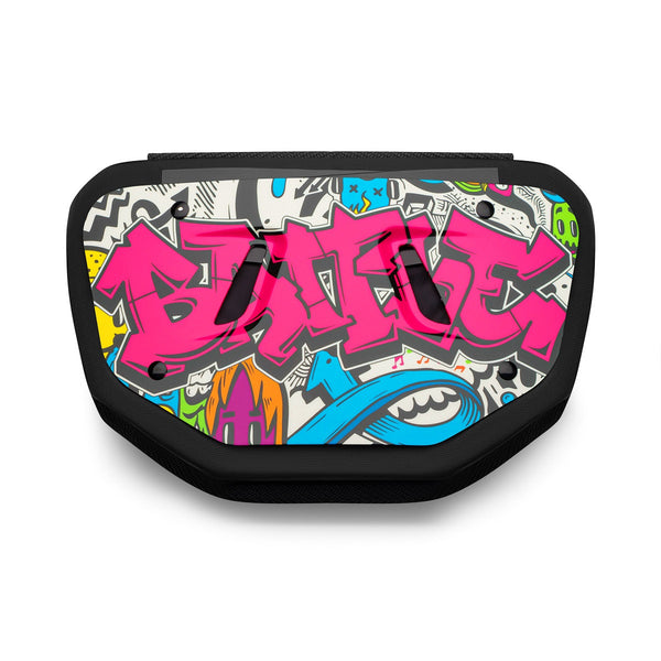 "Graffiti" Chrome Football Back Plate