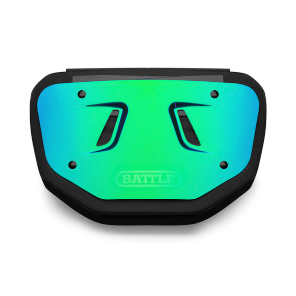 Blue; "PRISM" Chrome Football Back Flap