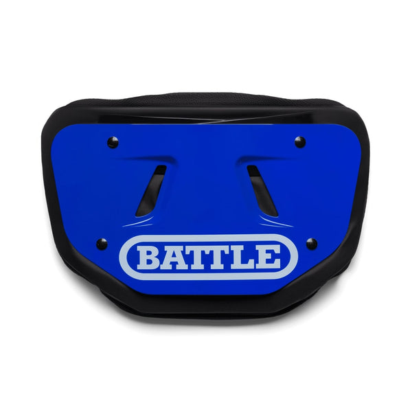 Royal Blue Team Color Football Back Plate by Battle Sports