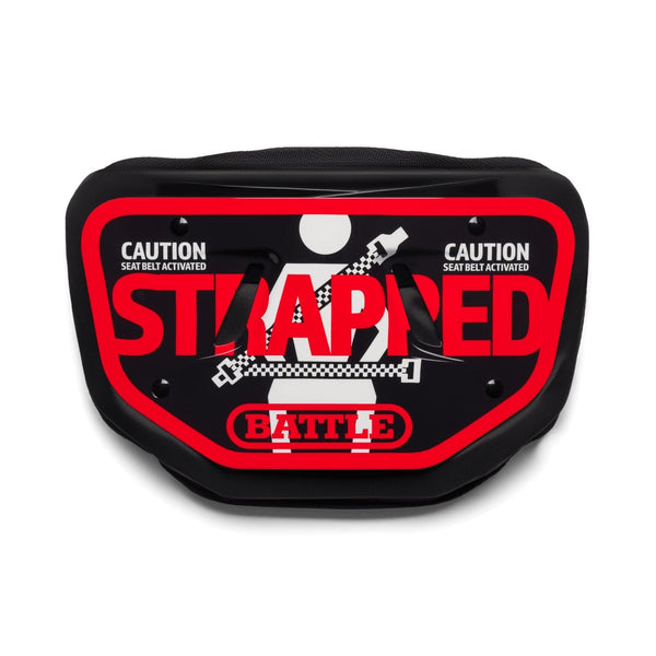 "Strapped" Football Back Plate