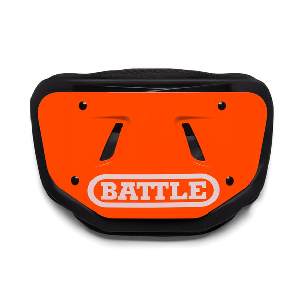 Orange Team Color Football Back Plate by Battle Sports