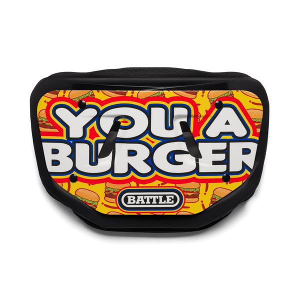 "You a Burger" Football Back Plate
