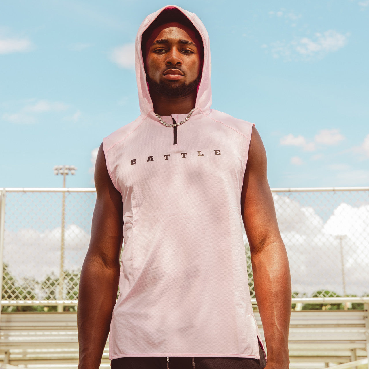 トップス KAI I am never alone Hoodie SleevelessXL Pursuit Fleece Sleeveless Hoodie - Black - Ryderwear