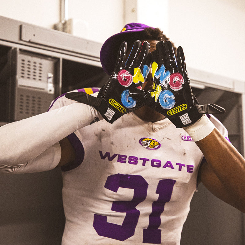 Gang Gang Receiver Football Gloves