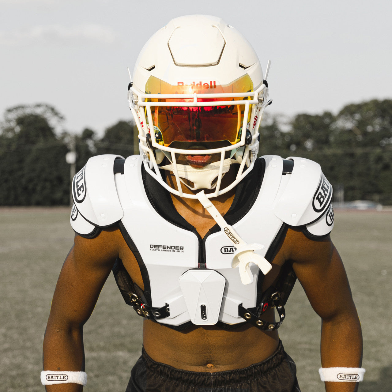 Defender Lightweight Football Shoulder Pads | Battle Sports