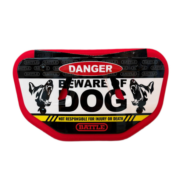 Beware of Dog Football 2.0 Back Plate - Youth