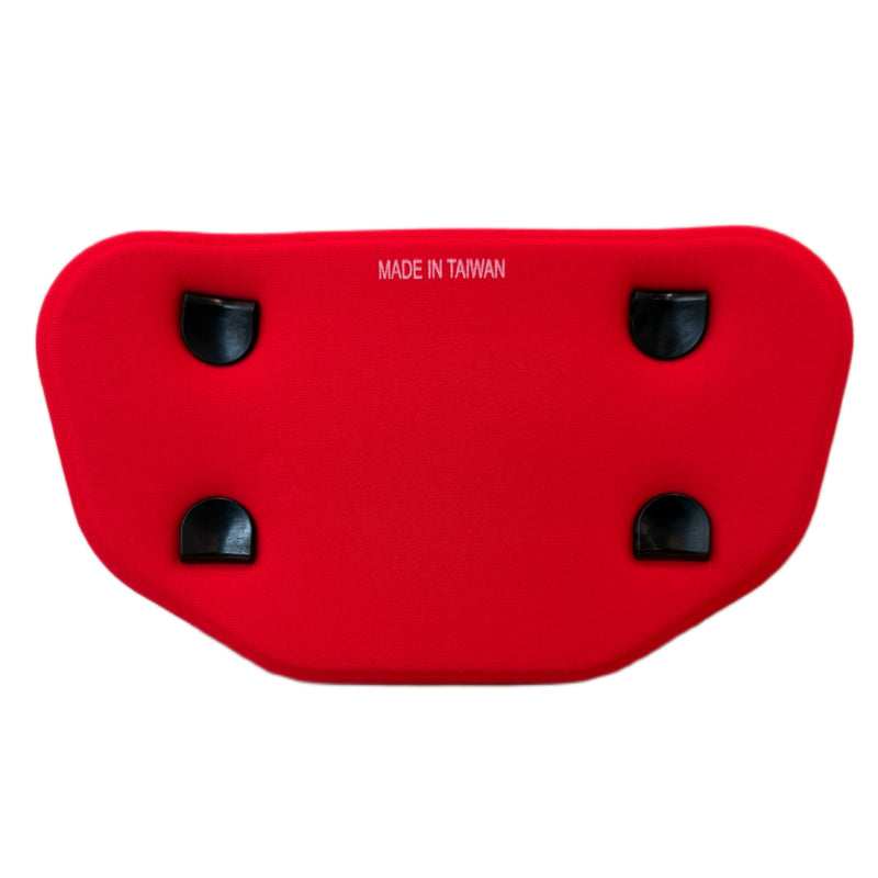 backplate with black straps on a white background