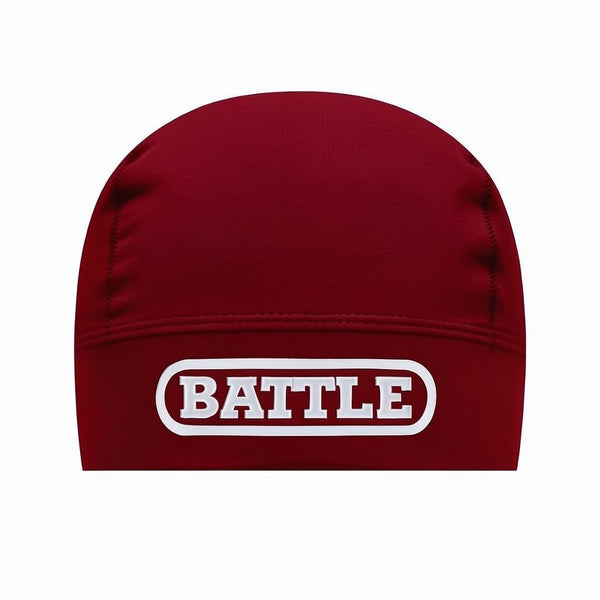 Battle Sports Pro Skull Cap, Ultra-Stretch Fabric, Red